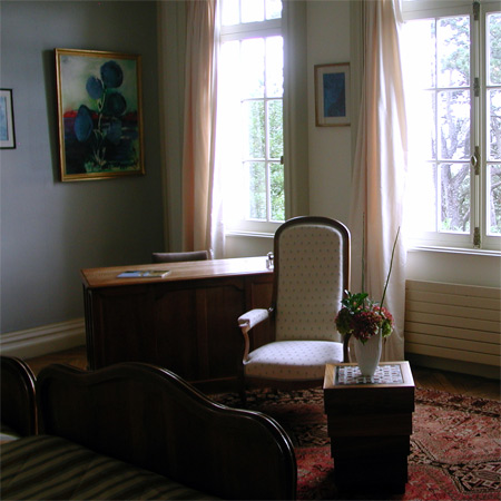 chambre bleue fauteuil